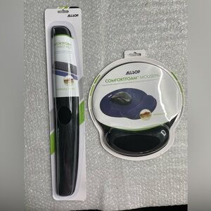 Allsop Memory Foam Mouse Pad and  Wrist Rest